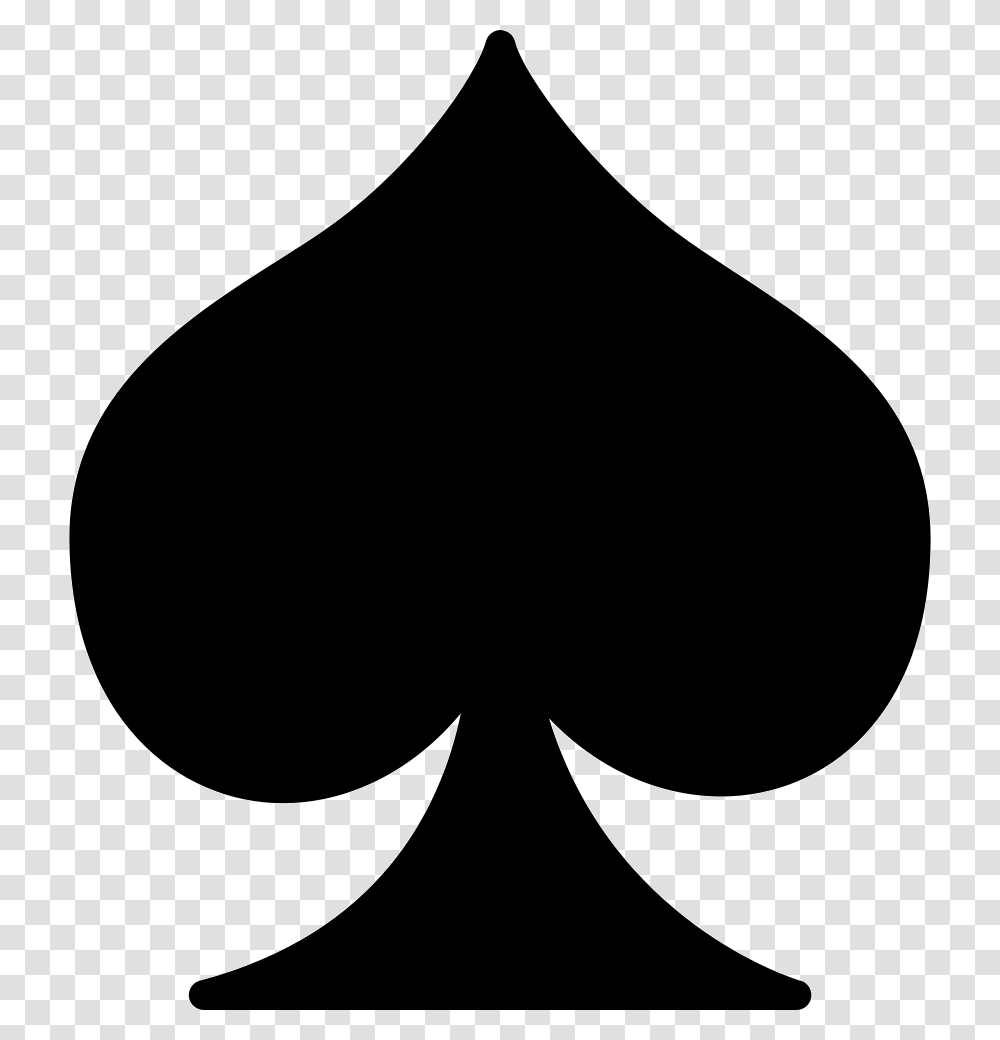 Ace Of Spades, Silhouette, Stencil, Texture Transparent Png