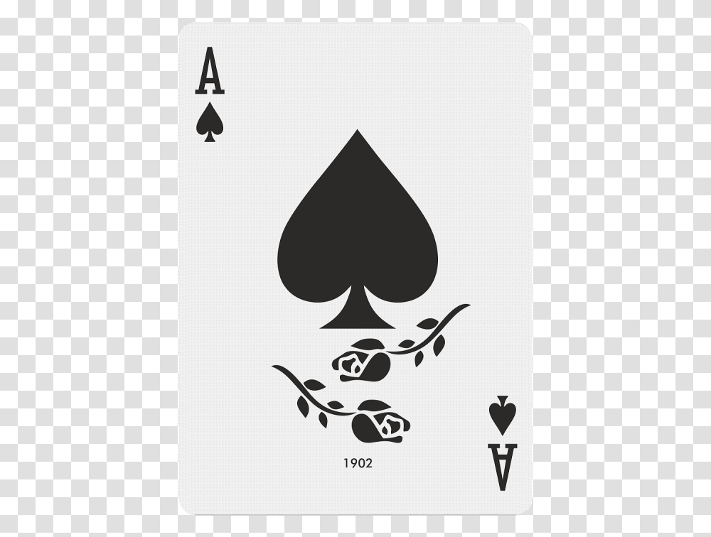 Ace Of Spades, Stencil, Label, Poster Transparent Png