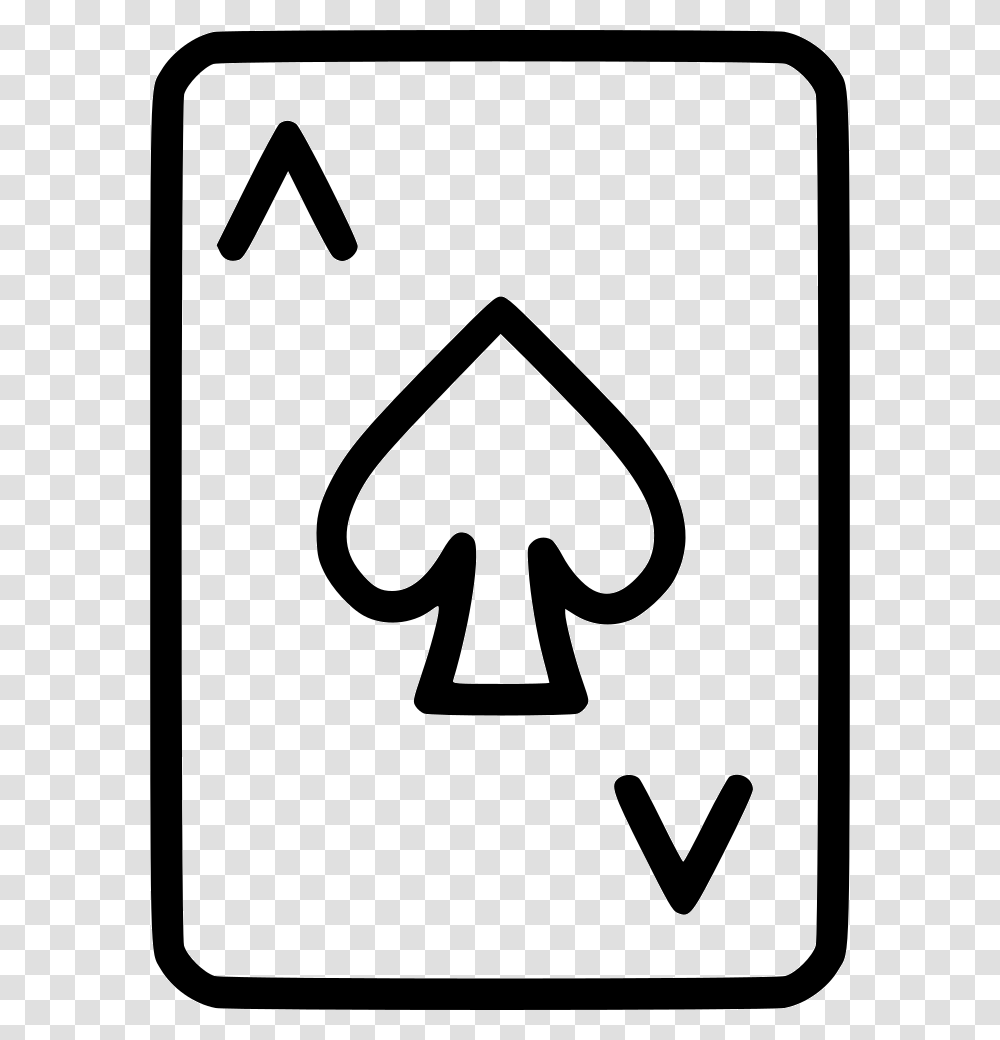 Ace Spades Icon Free Download, Stencil, Alphabet Transparent Png