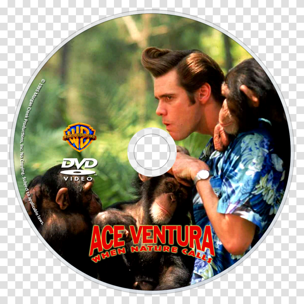 Ace Ventura Ace Ventura 2 Dvd Cover, Disk, Person, Human Transparent Png