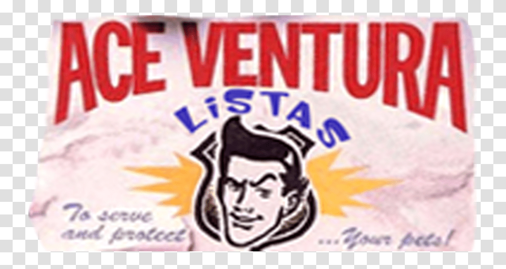 Ace Ventura Pet Detective, Poster, Advertisement, Label Transparent Png