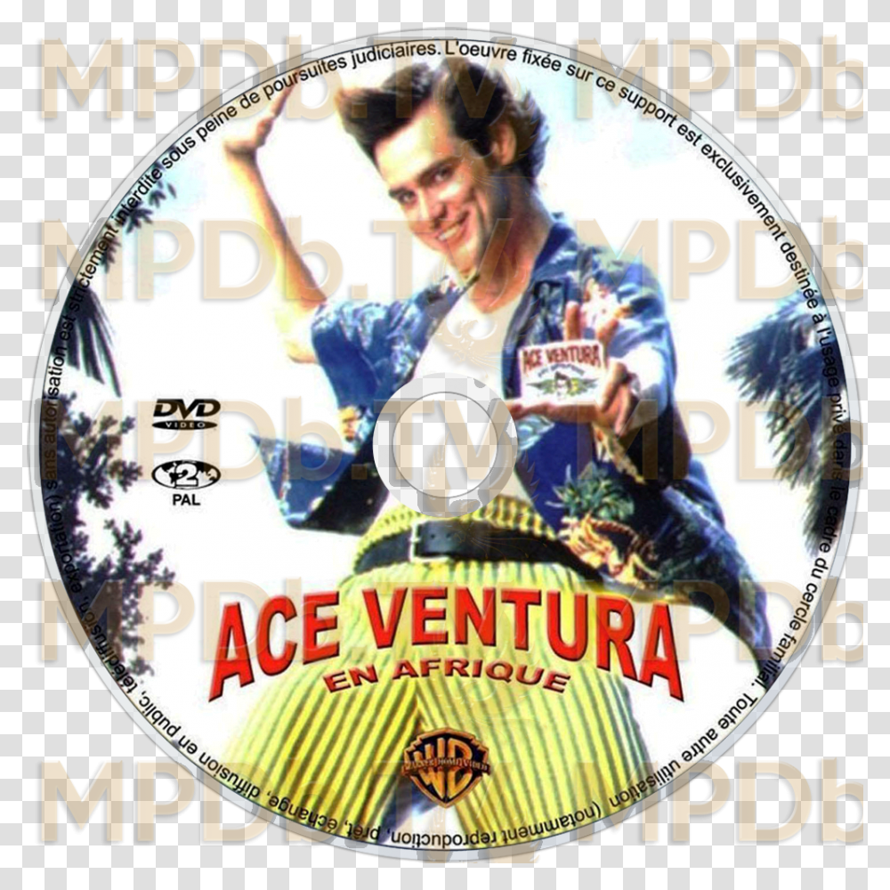 Ace Ventura When Nature Calls, Disk, Person, Human, Dvd Transparent Png