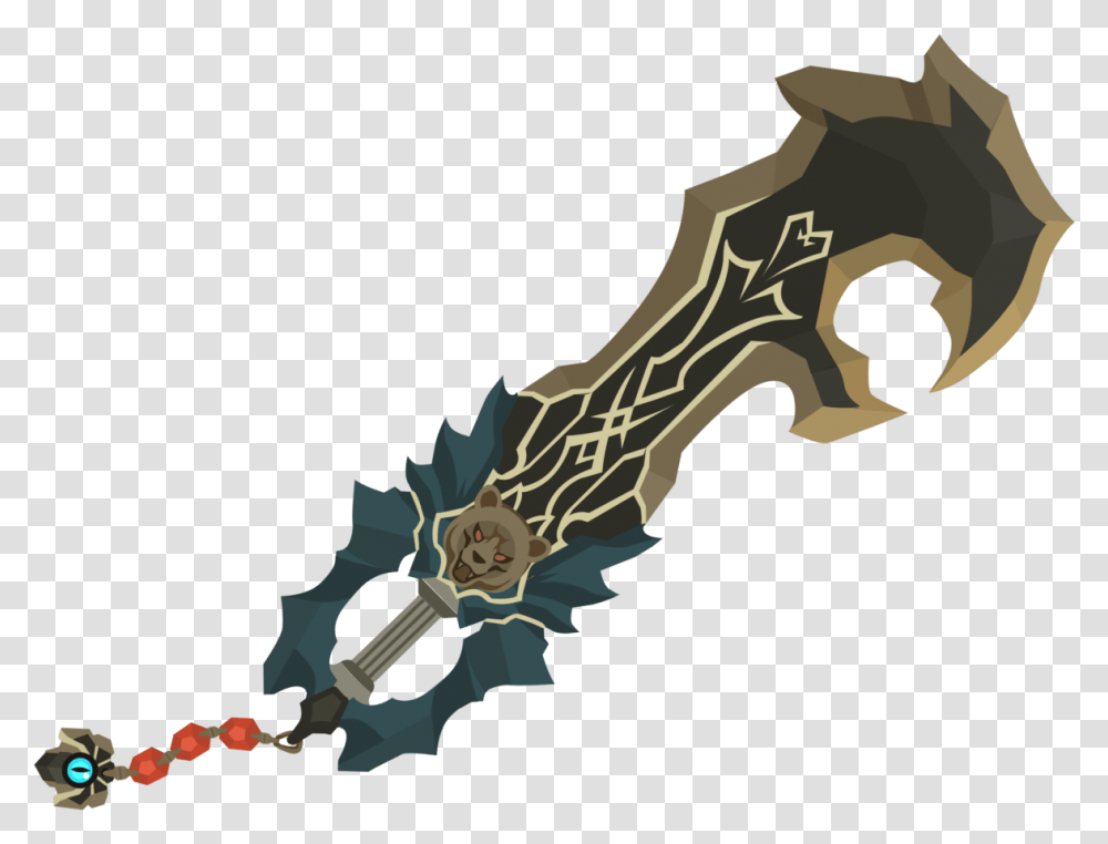 Aced S Keyblade Kingdom Hearts Aced Keyblade, Weapon, Weaponry, Knife, Person Transparent Png