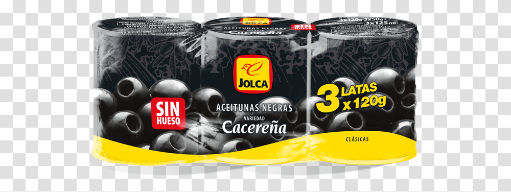 Aceituna Negra 3x120g De Jolca Grape, Label, Car, Vehicle Transparent Png