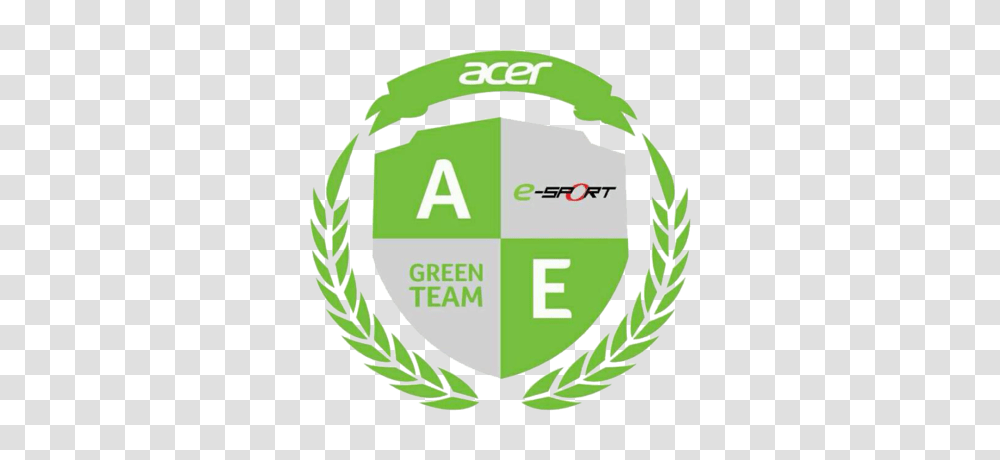 Acer Green Team, Logo, Recycling Symbol, Plant Transparent Png