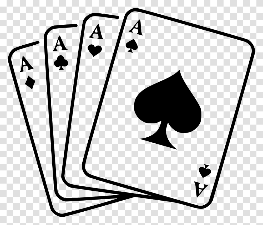 Aces Playing Cards Svg Free, Game, Gambling Transparent Png
