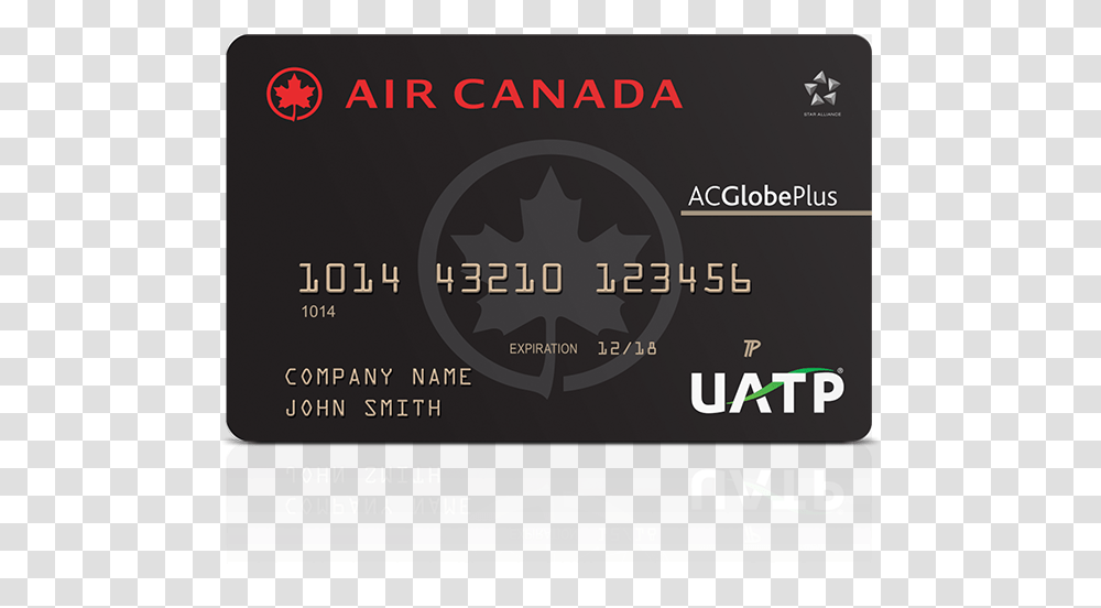 Acglobe Plus Air Canada Logo On Cards, Text, Paper, Weapon, Weaponry Transparent Png