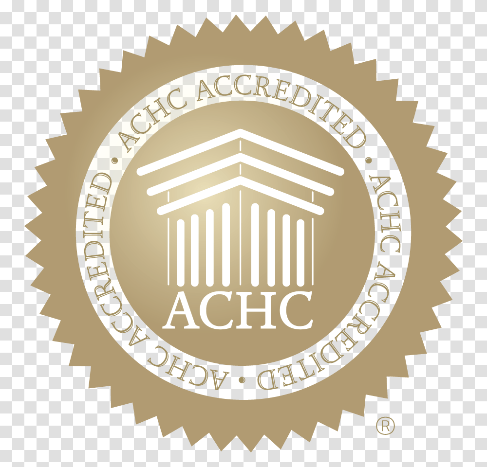 Achc Gold Seal Of Accreditation Cmyk The Next Web, Label, Logo Transparent Png
