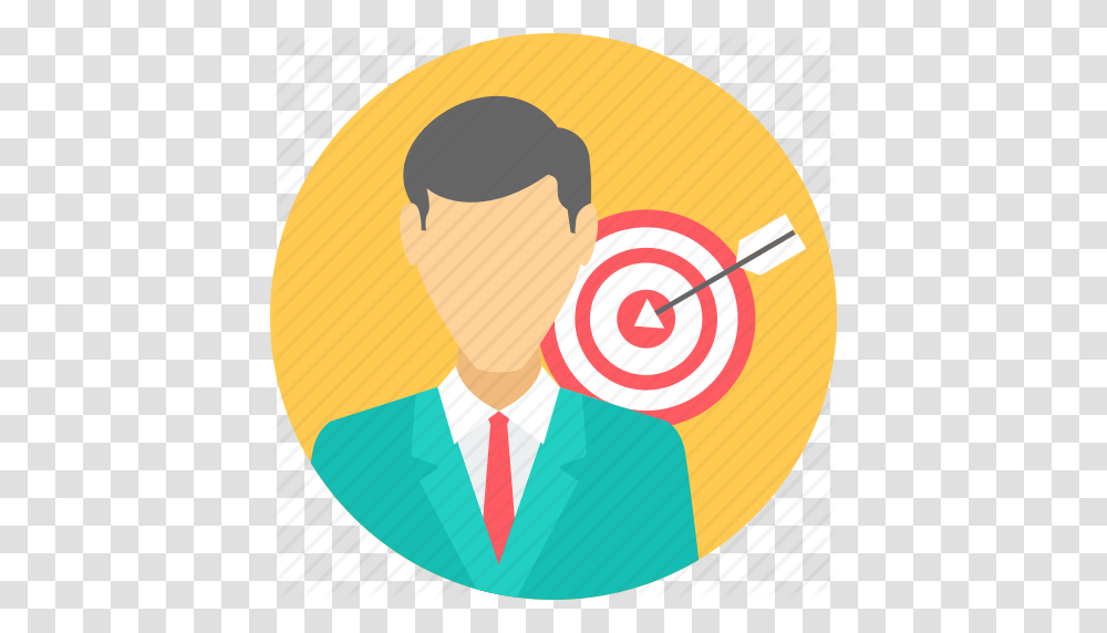Achieve Focus Goal Motive Objective Purpose Target Icon, Face, Game, Darts, Tie Transparent Png