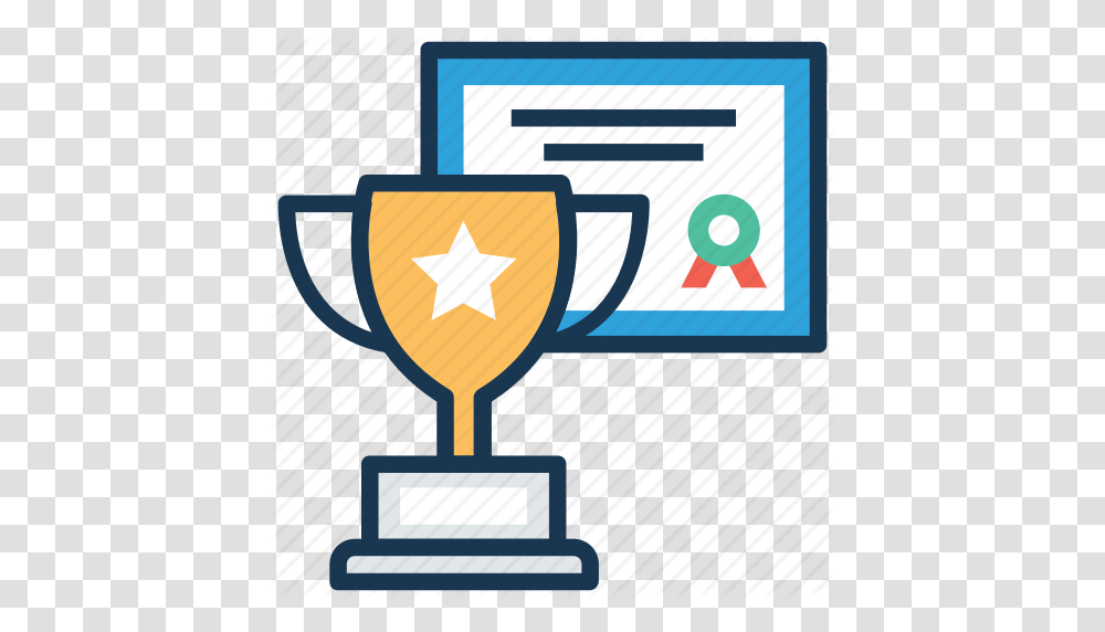 Achievement Award Certificate Educational Reward Trophy Icon Transparent Png