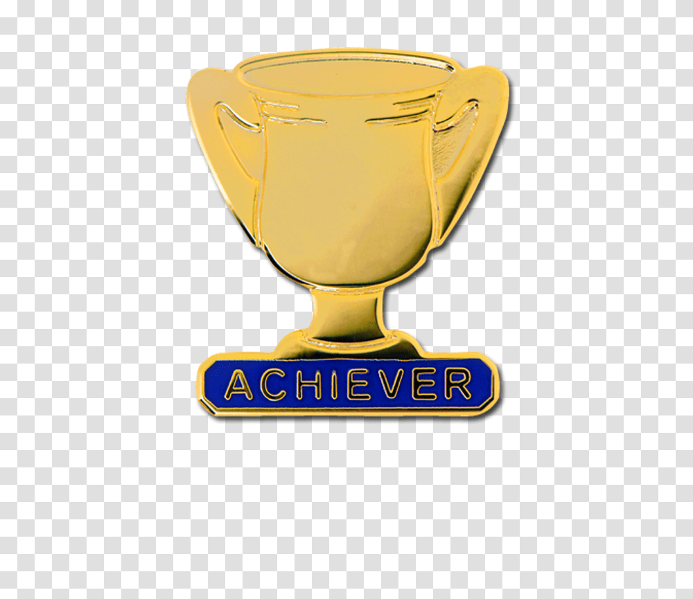 Achiever Trophy School Award Gold Badge Trophy Transparent Png
