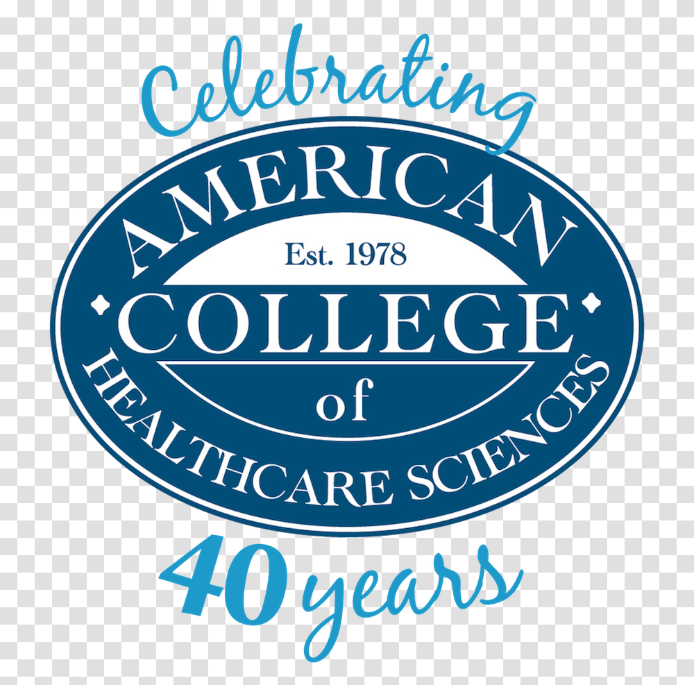 Achs Celebrating 40 Years Circle, Label, Logo Transparent Png