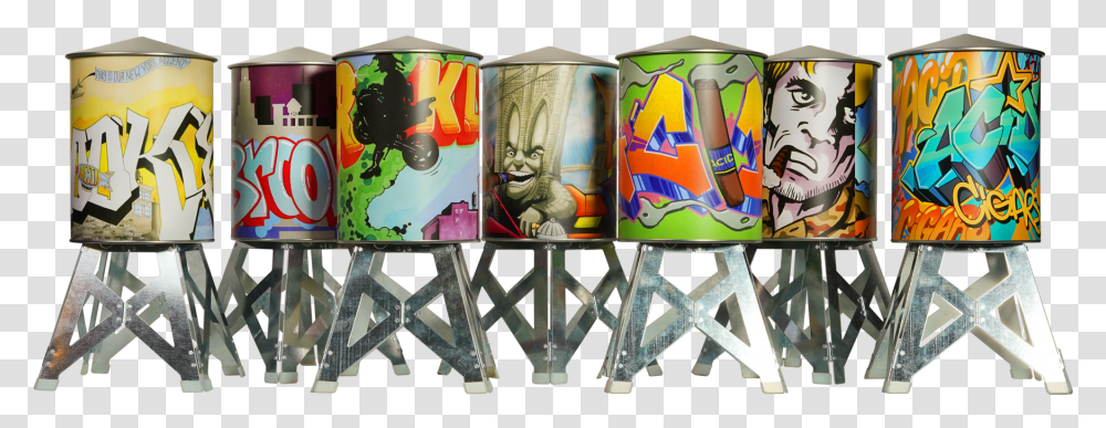 Acid Kuba Arte Water Tower, Tin, Can, Furniture, Chair Transparent Png