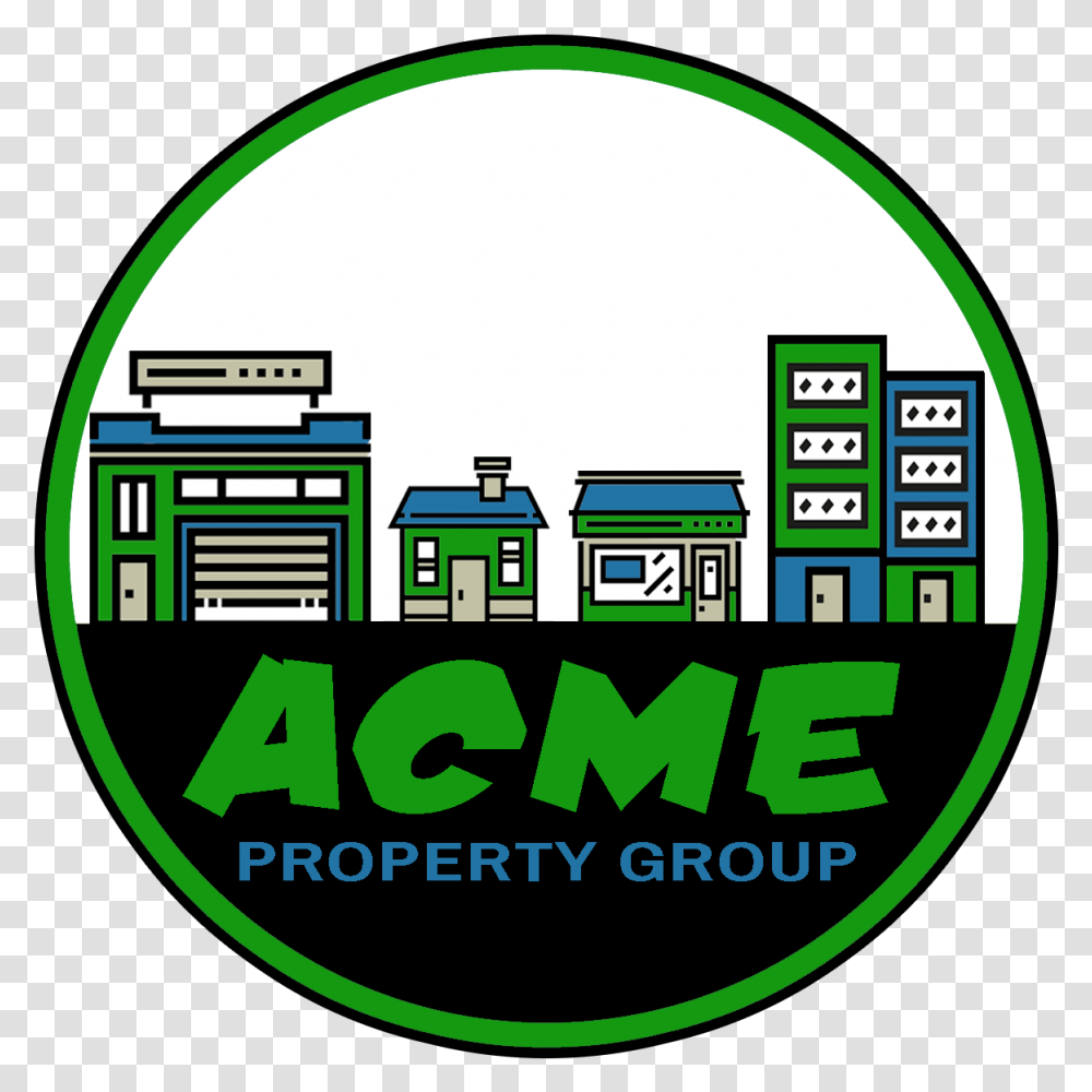 Acme Property Group Inc Circle, Building, Urban, Logo Transparent Png