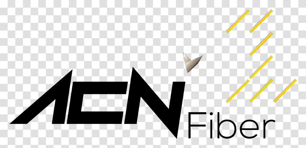 Acn Fiber Logo Graphic Design, Trademark, Triangle, Bird Transparent Png