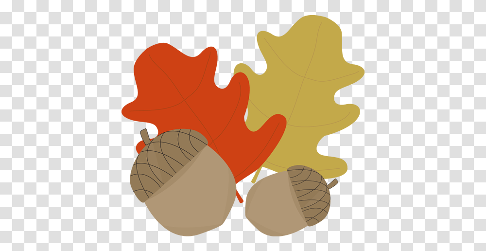 Acorn Clipart Leaf Free For Download Clipart Autumn Leaf Cartoon, Plant, Nut, Vegetable, Food Transparent Png