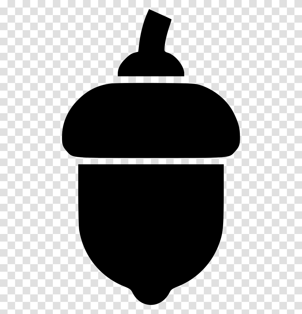 Acorn, Silhouette, Label Transparent Png