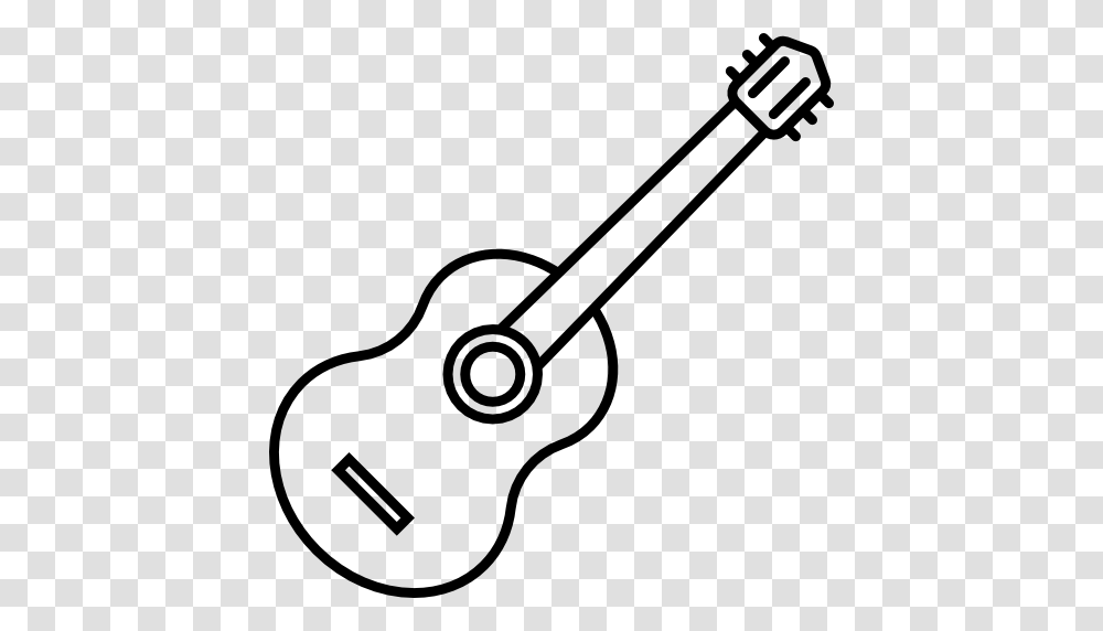 Acoustic Guitar, Lawn Mower, Tool, Stencil, Silhouette Transparent Png