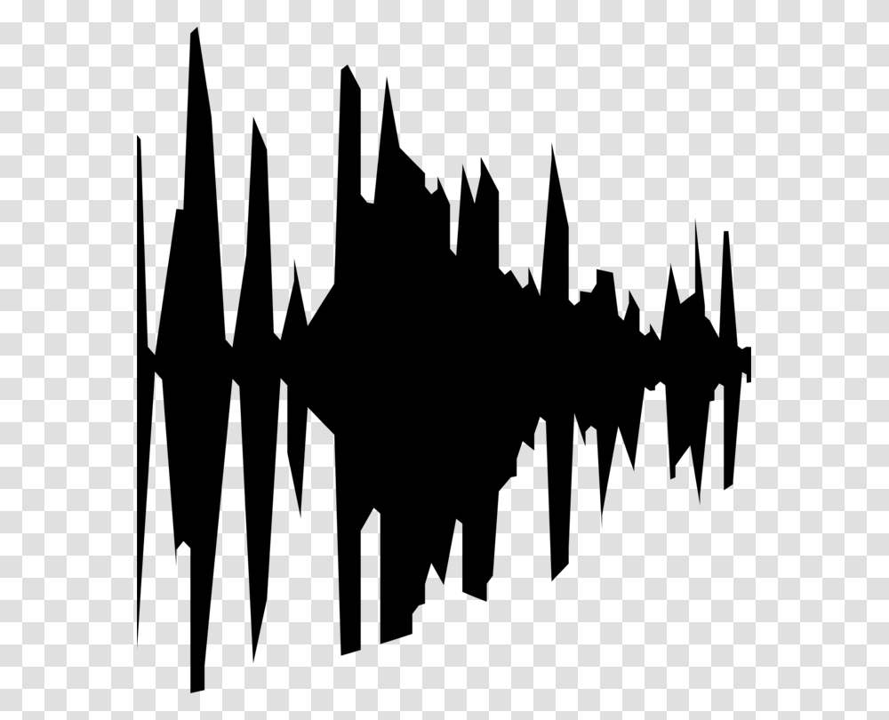 Acoustic Wave Sound Computer Icons Radio Wave, Gray Transparent Png