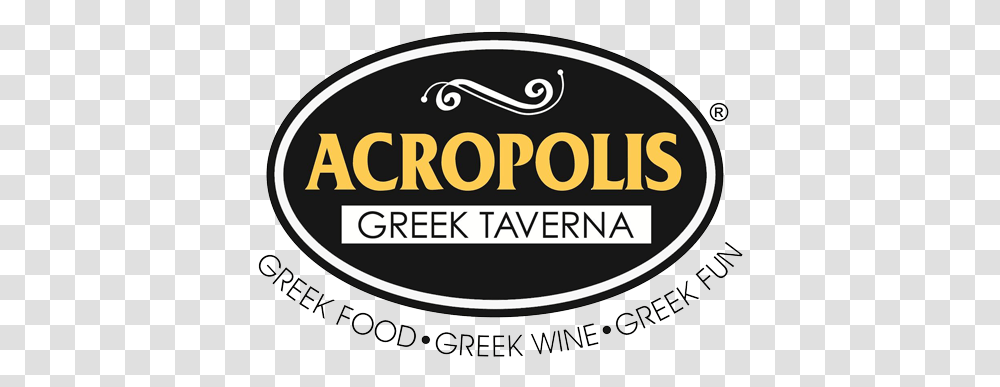 Acropolis Greek Taverna Acropolis Greek Taverna Logo, Label, Text, Sticker, Symbol Transparent Png