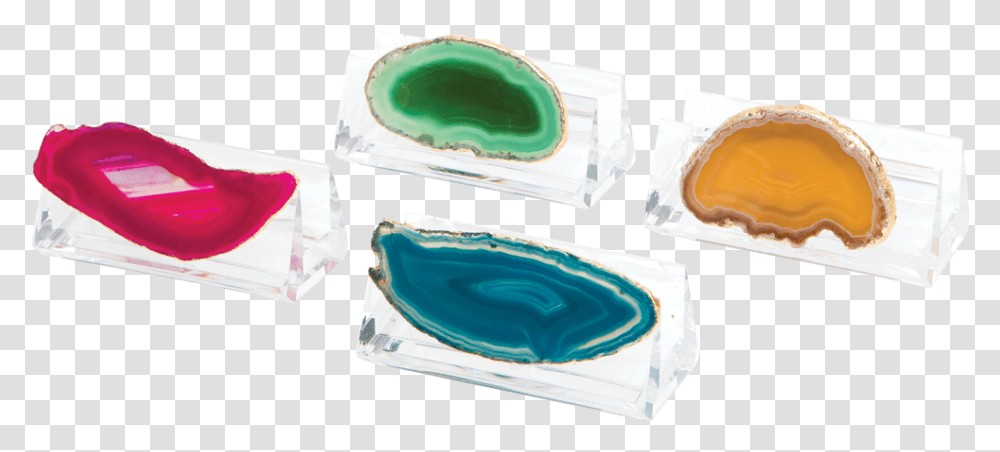 Acrylic Agate Business Card Holder Gemstone, Jewelry, Accessories, Accessory, Ornament Transparent Png