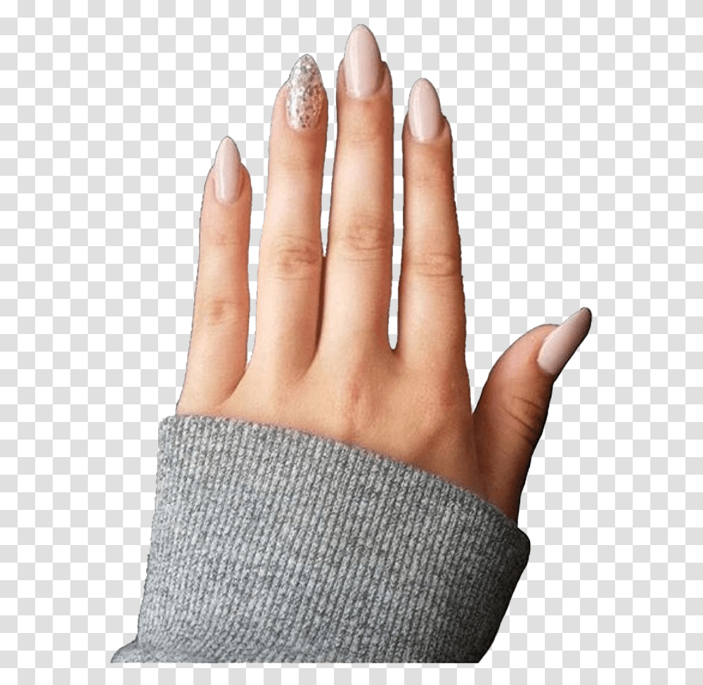 Acrylic Nails Image Hd Gray Acrylic Nails, Person, Human, Hand, Finger Transparent Png