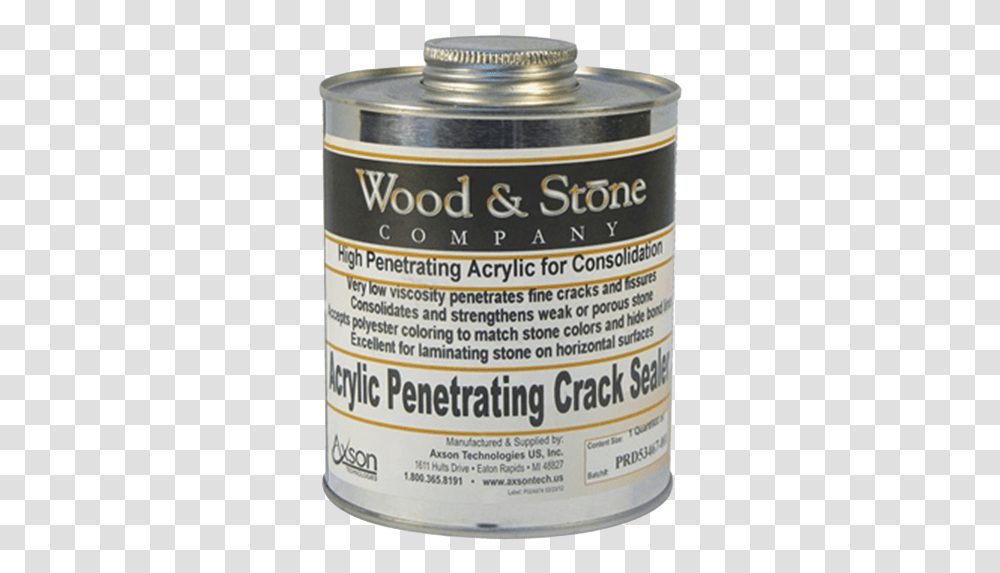 Acrylic Penetrating Crack Sealer 1 Quart Cylinder, Can, Canned Goods, Aluminium, Food Transparent Png