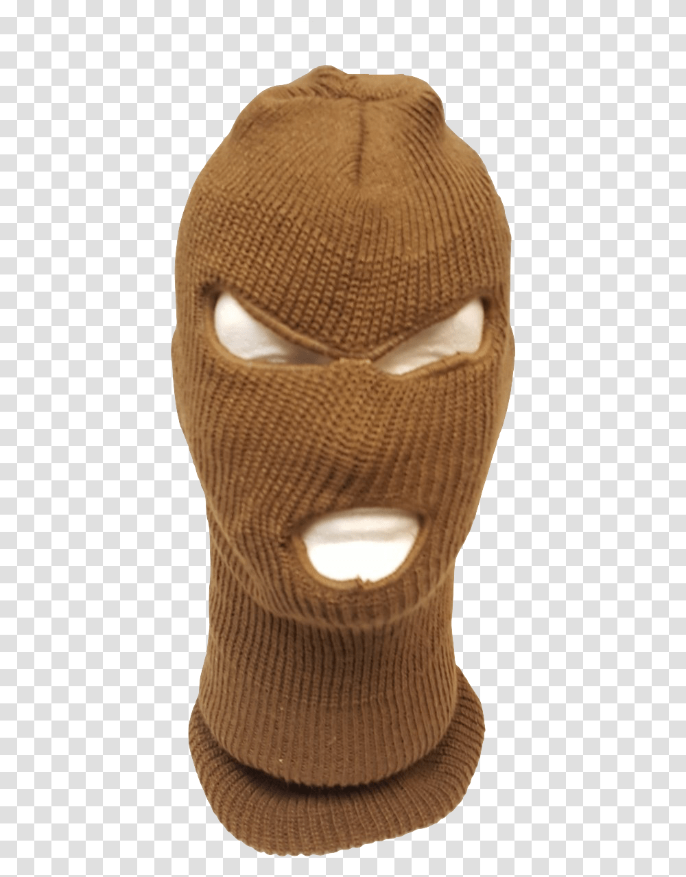 Acrylic Ski Mask Coyote Tan Face Mask, Apparel, Sack, Bag Transparent Png