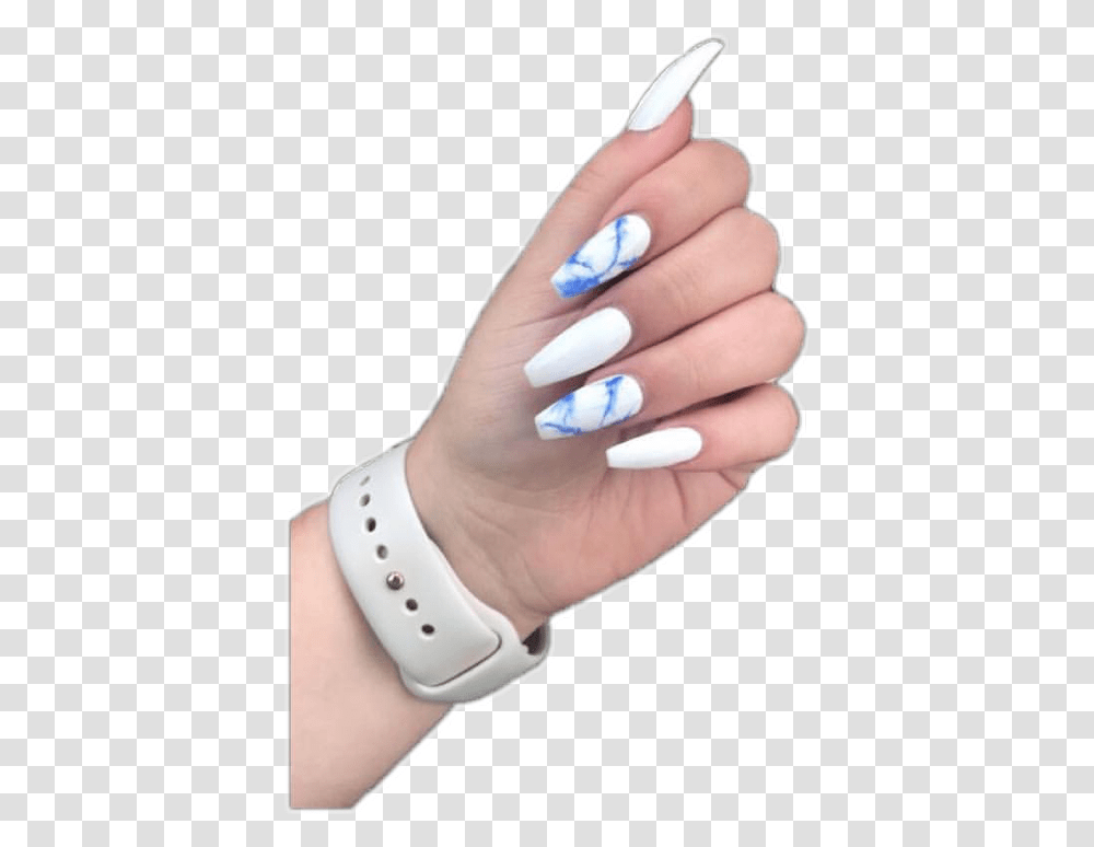Acrylic Winter Nails Coffin, Person, Human, Manicure, Ring Transparent Png