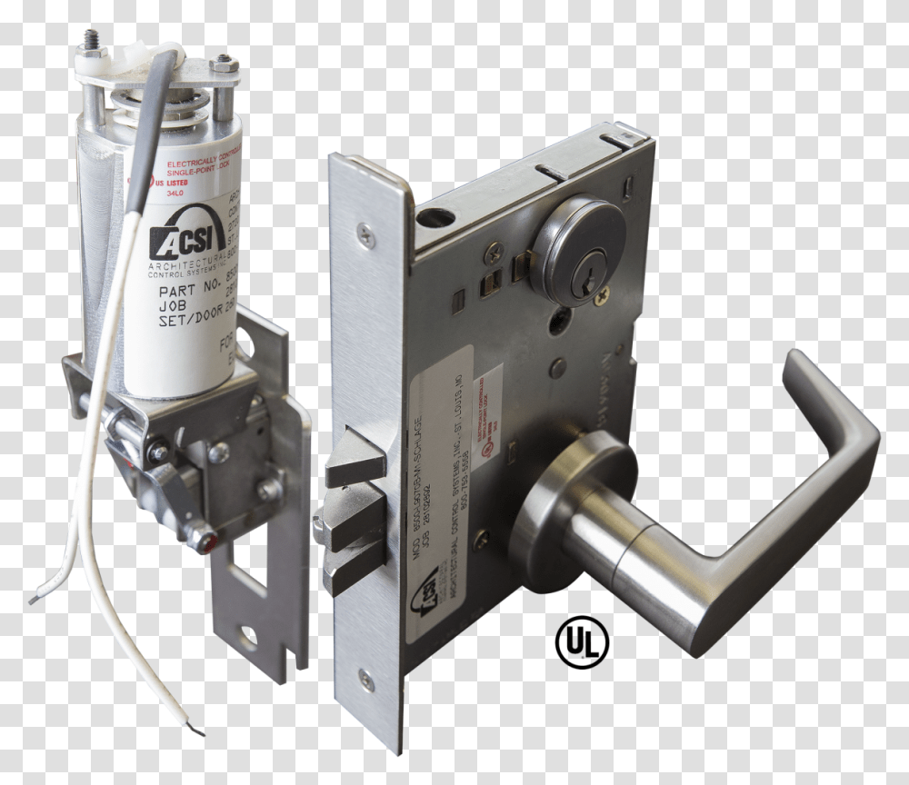 Acsi Series 8500 Gemini Locking Systems Metal System Lock, Machine, Motor Transparent Png