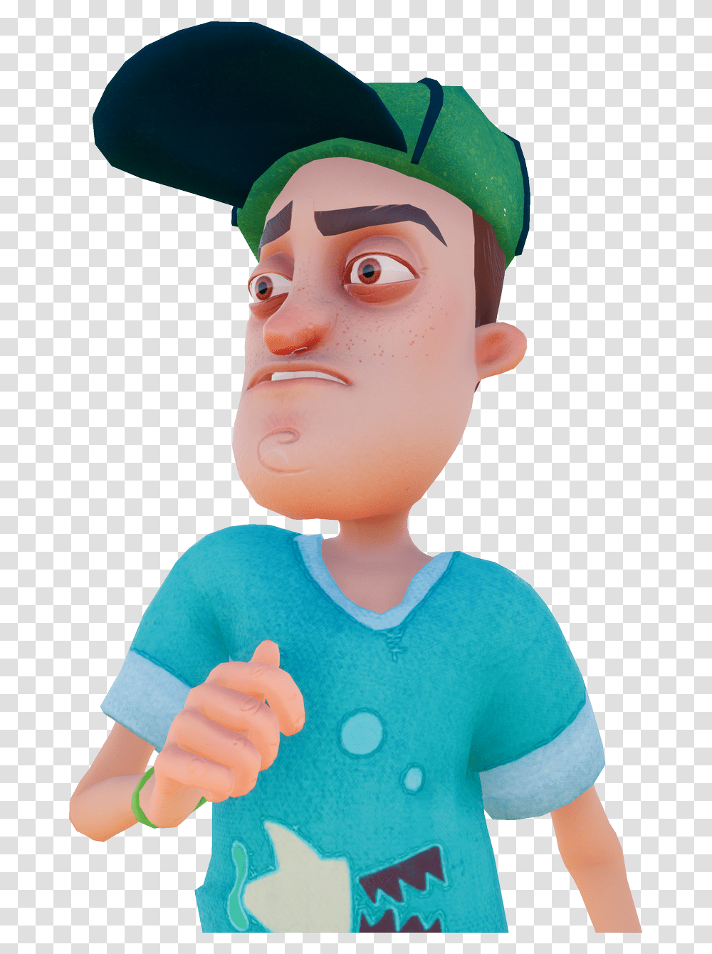Act One Part1 Hello Neighbor Kid, Toy, Doll, Person, Human Transparent Png