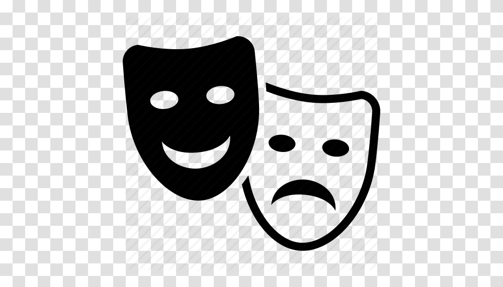 Acting Comedy Drama Entertainment Mask Masks Theater Icon, Face, Stencil Transparent Png