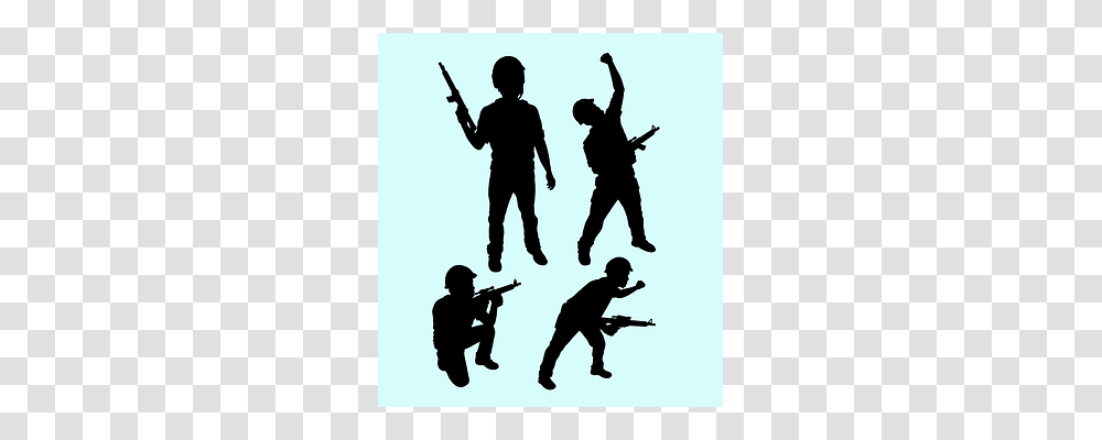 Action Person, Human, Silhouette, Ninja Transparent Png