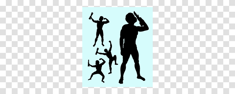 Action Person, Silhouette, Sphere, Handball Transparent Png