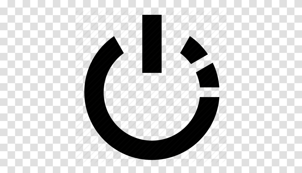 Action Basic Buttons Control Electricity Energy Off Power, Horseshoe, Stencil Transparent Png