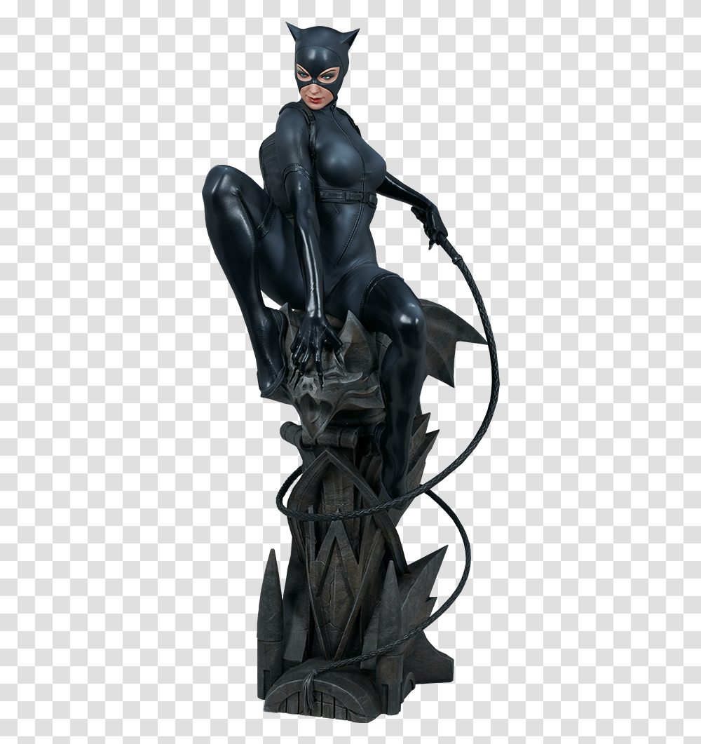 Action Figure Catwoman, Statue, Sculpture, Person Transparent Png