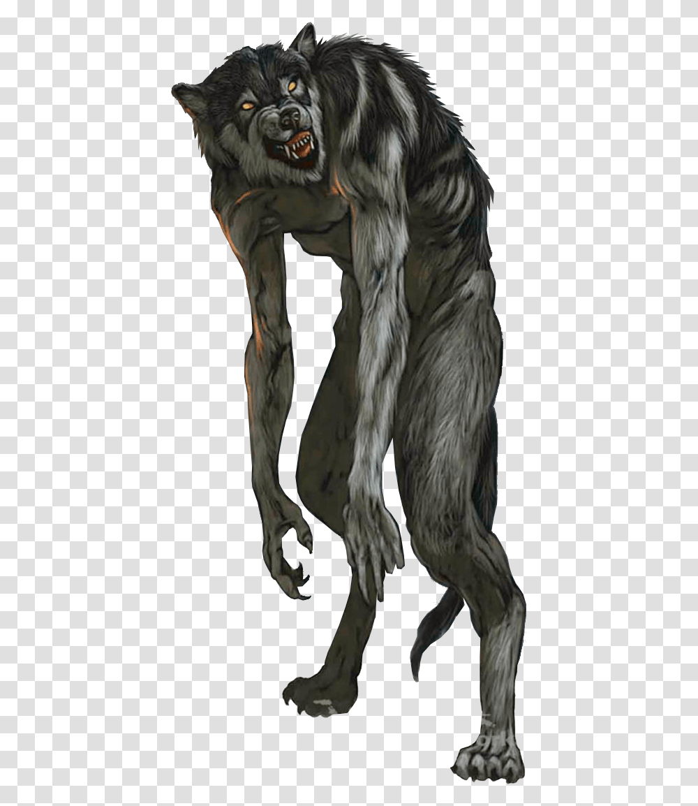 Action Figure Demon Animal Wolf Werewolf Clip Art Werewolf, Hound, Dog, Pet, Canine Transparent Png