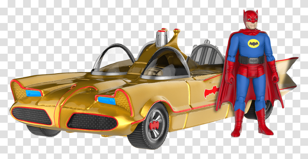 Action Figure Gold Batmobile With Batman, Wheel, Machine, Tire, Convertible Transparent Png