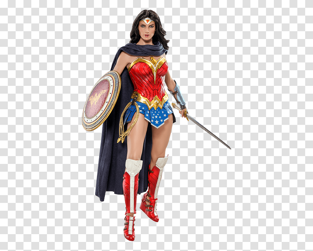Action Figure Mulher Maravilha Hot Toys Wonder Woman 2017, Costume, Person, Cosplay Transparent Png