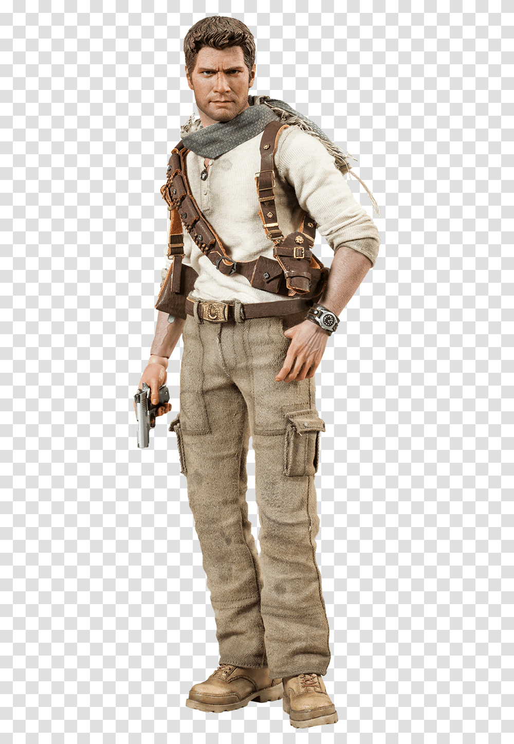 Action Figure Uncharted, Person, Accessories, Buckle Transparent Png