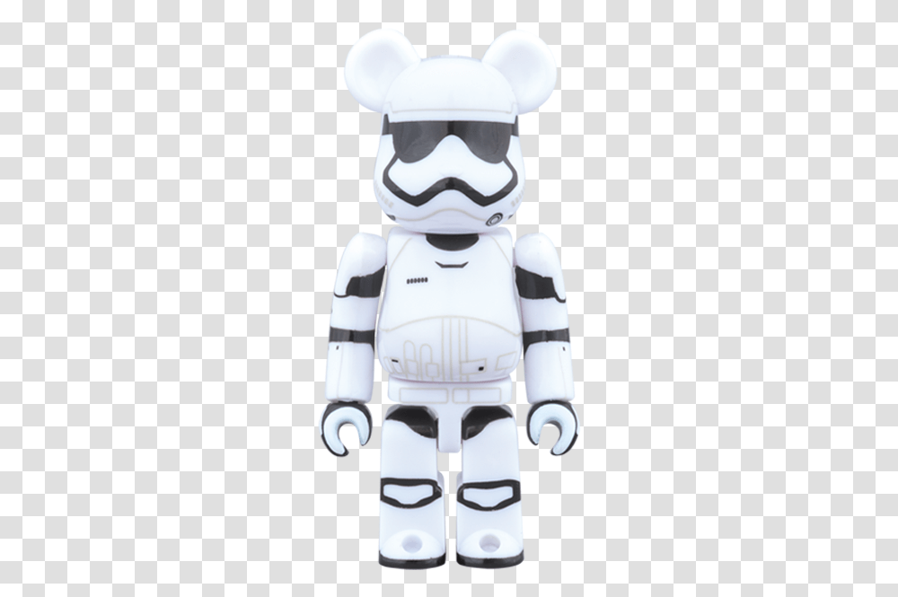 Action Figures Medicom Berbrick Bearbrick Star Wars First Order Stormtrooper Bearbrick, Robot Transparent Png