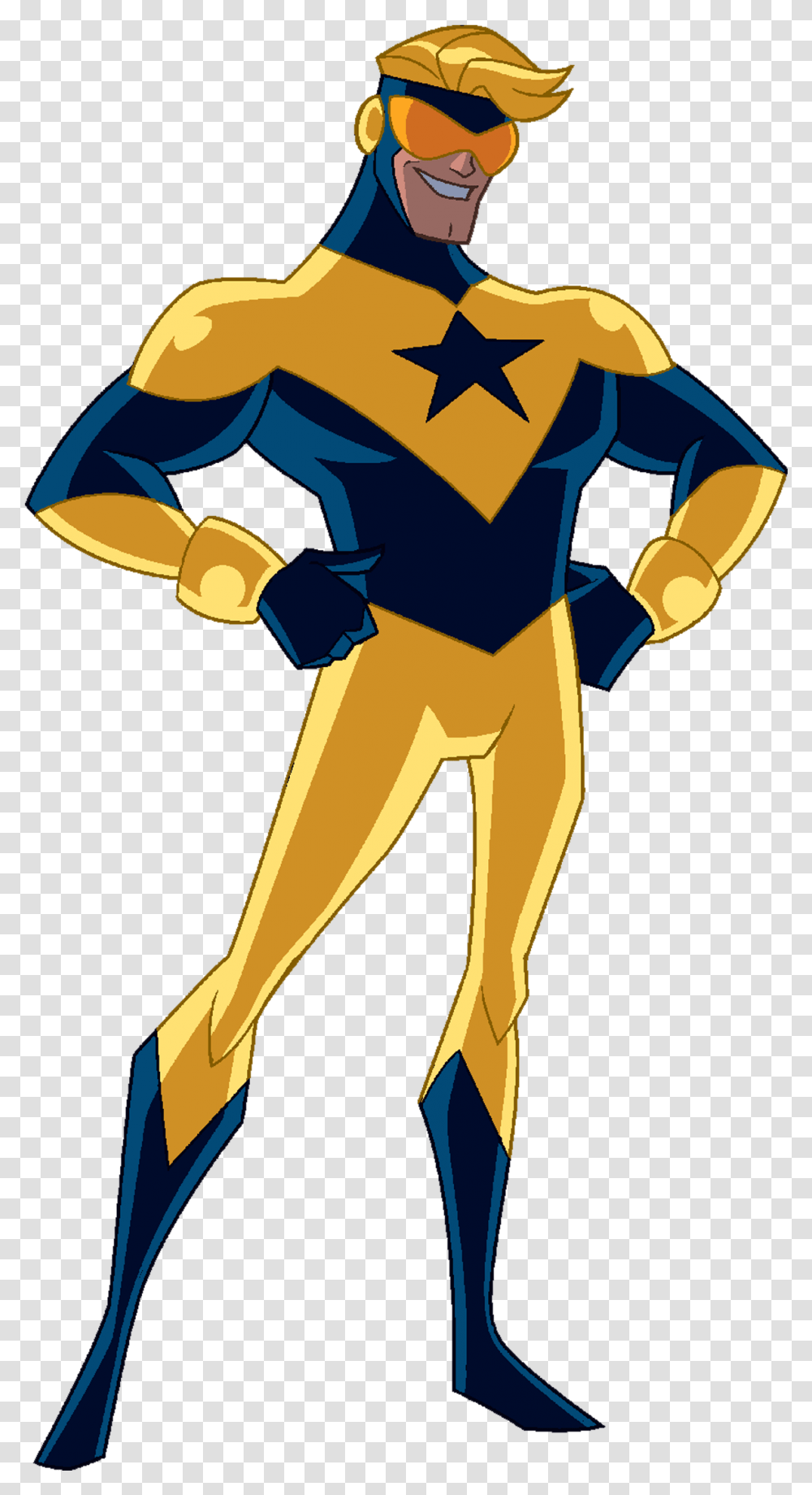 Action Hero Clipart Jpg Download Boostergold Justice League Action Booster Gold, Person, Hand, Logo Transparent Png
