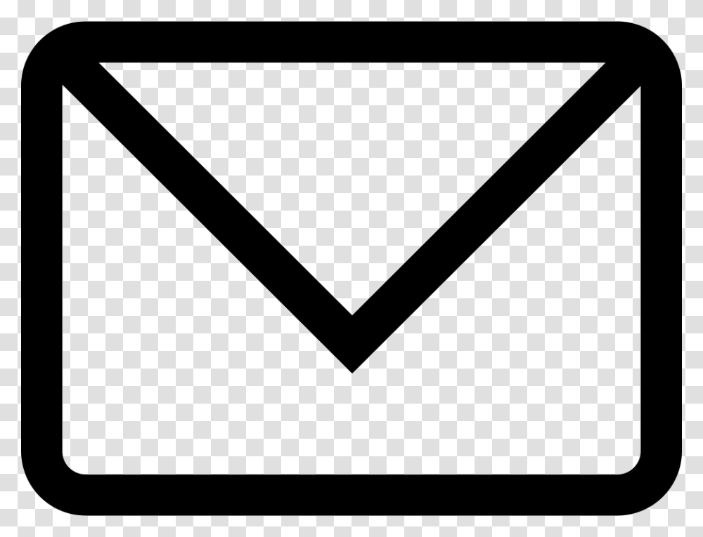 Action Message Icon Free Download, Triangle, Envelope, Mail Transparent Png