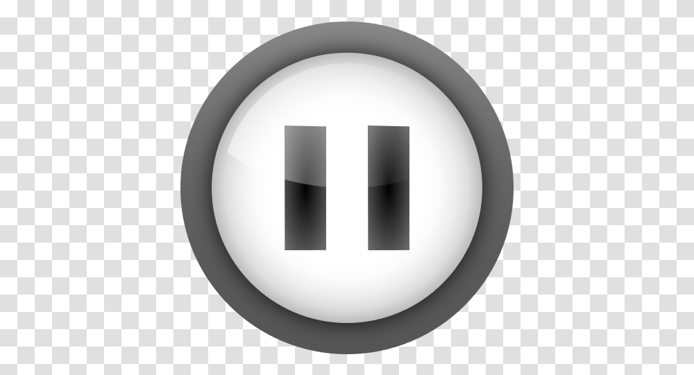 Actionsmediaplaybackpausesvg Wikimedia Circle, Lamp, Text, Sphere, Symbol Transparent Png