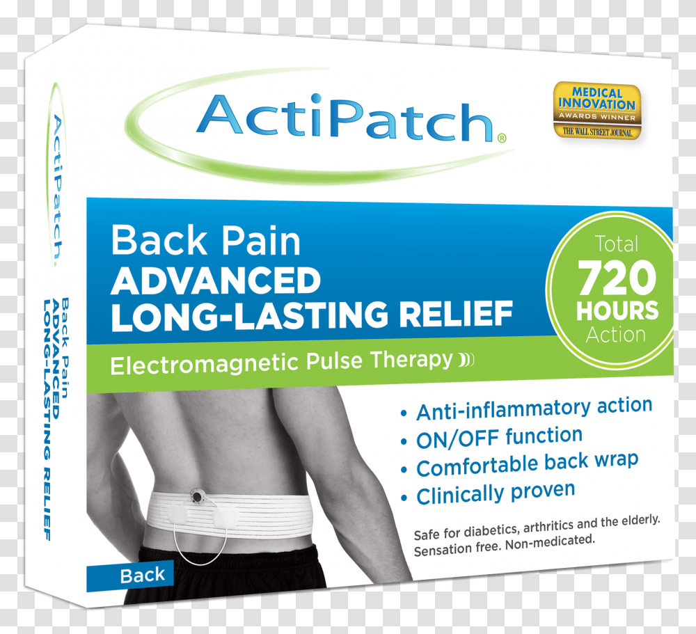 Actipatch Back Pain Long, Poster, Advertisement, Flyer, Paper Transparent Png