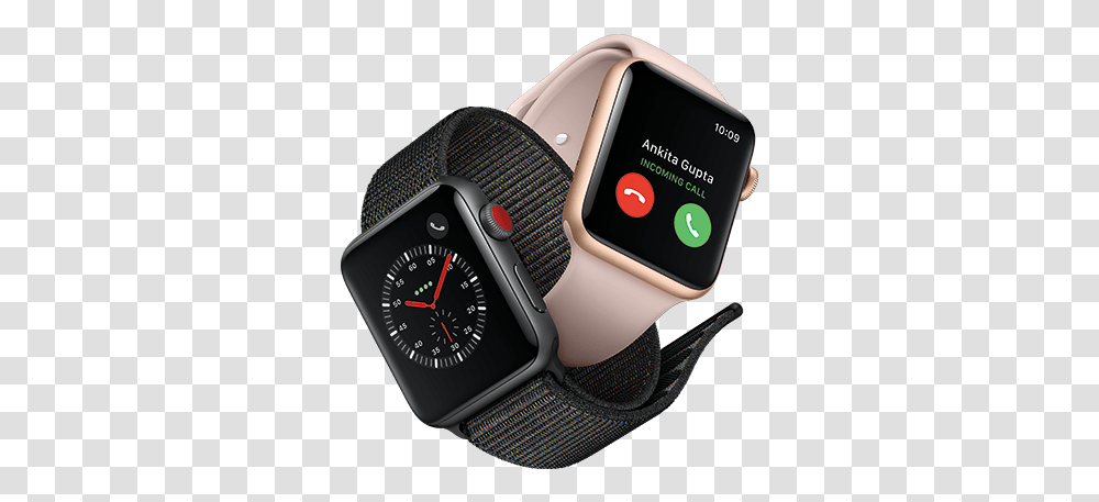 Activate Airtel Postpaid Number Smart Watch Apple Series 3, Wristwatch, Digital Watch, Headphones, Electronics Transparent Png