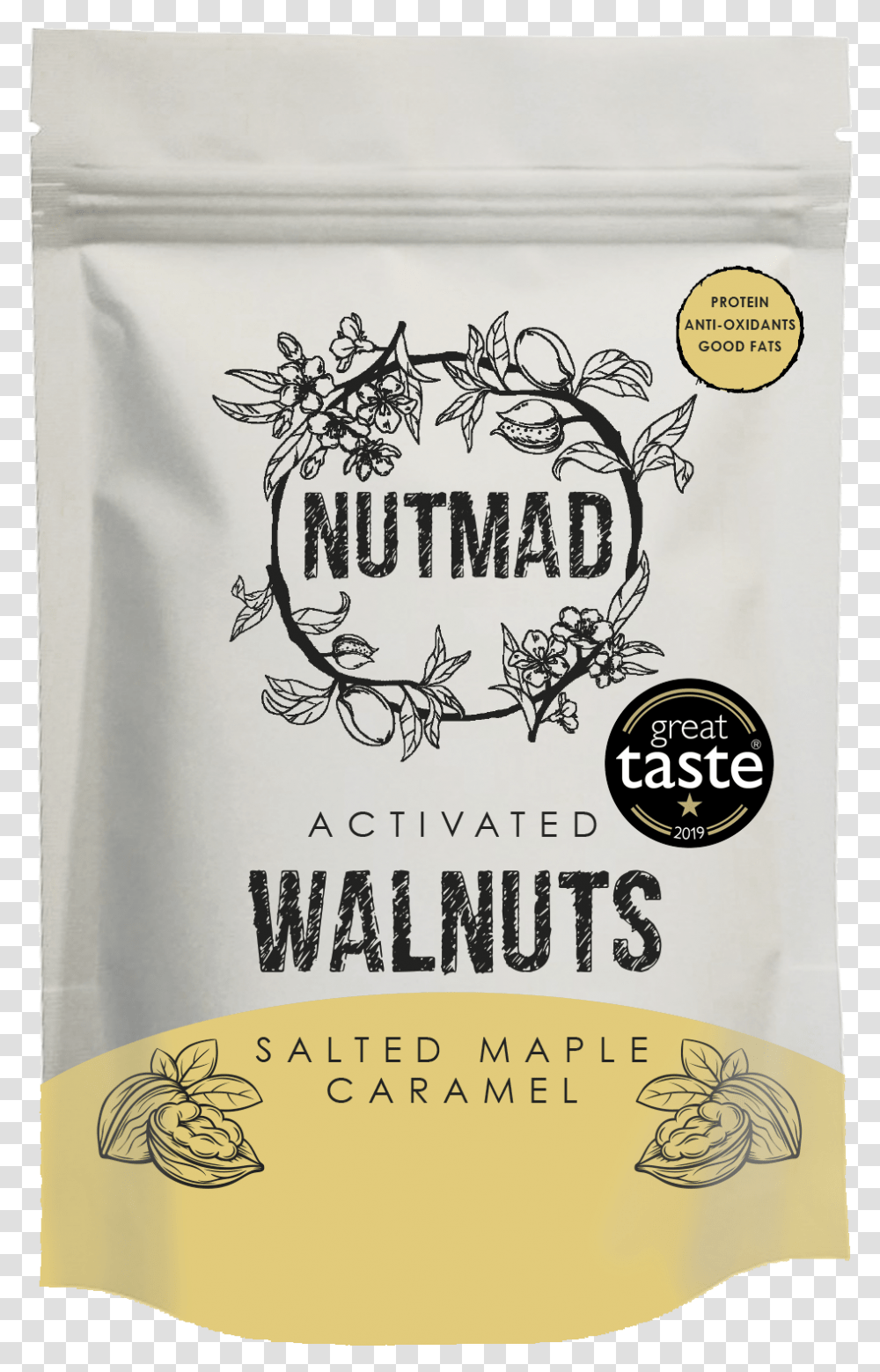 Activated Salted Caramel Walnuts Nut, Poster, Advertisement, Flyer, Paper Transparent Png