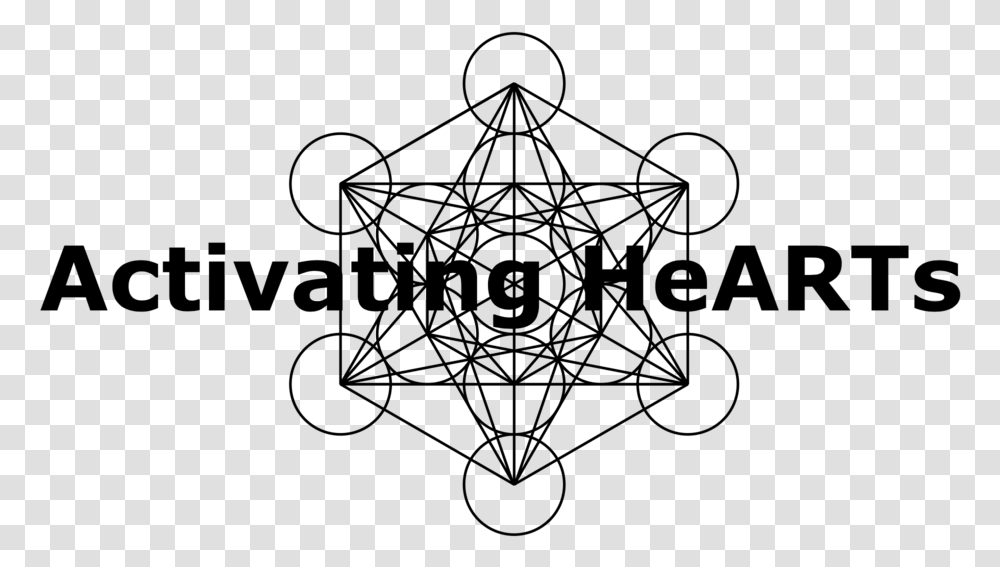 Activating Hearts Logo Best Best Black Metatron's Cube, Gray, World Of Warcraft Transparent Png