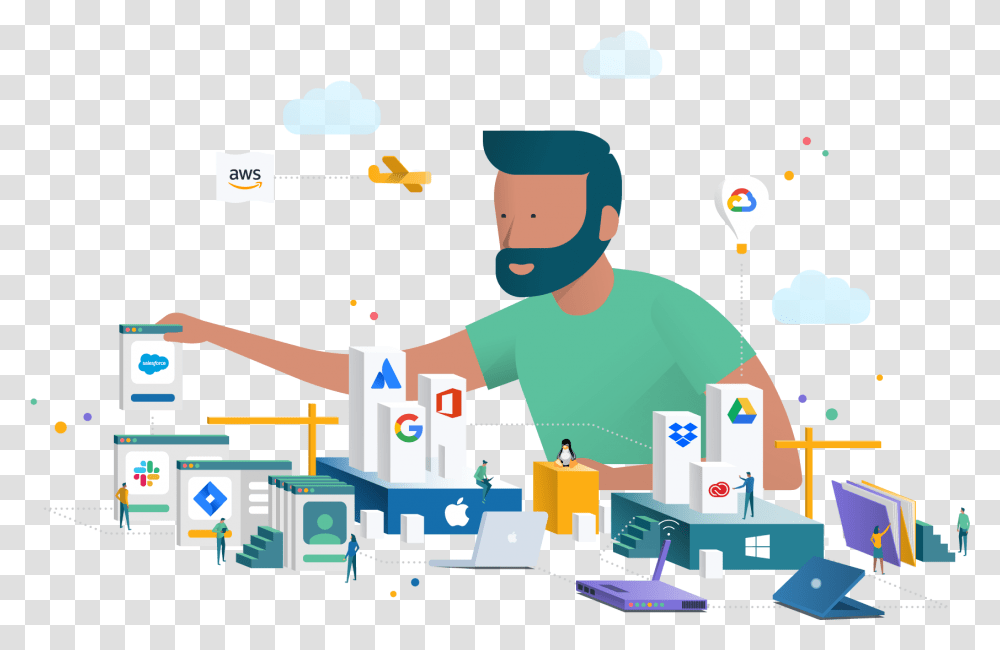 Active Directory And Ldap Reimagined Jumpcloud, Person, Human, Worker, Juggling Transparent Png