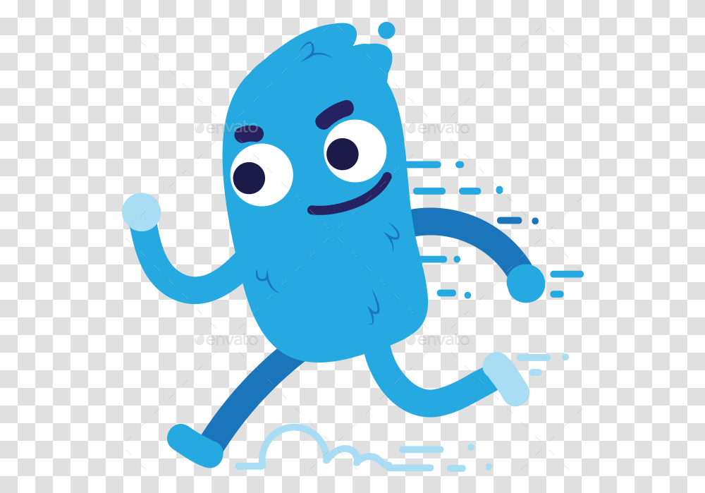 Active Monsters Image Monsters Running, Mammal, Animal, Graphics, Art Transparent Png